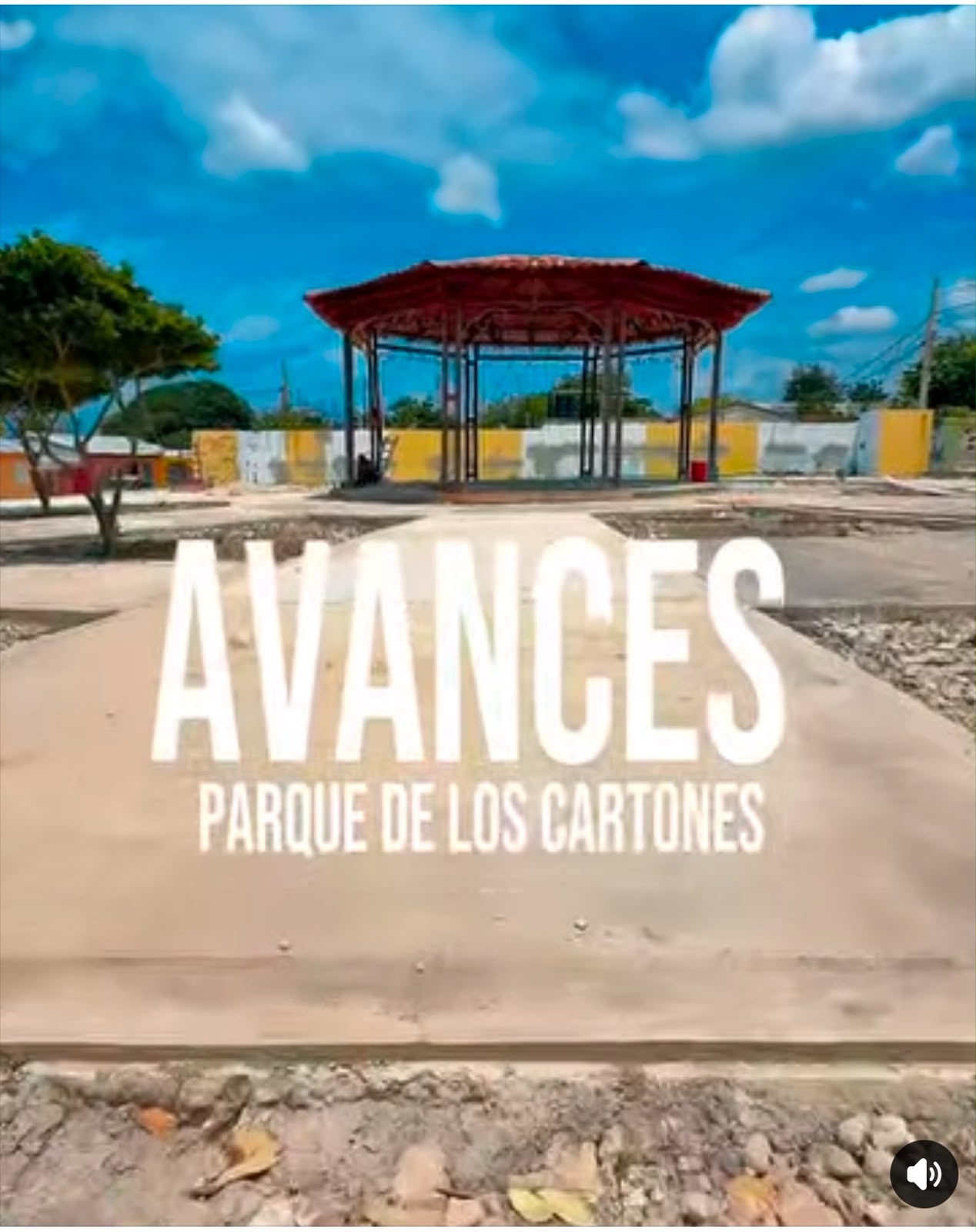 A ritmo acelerado continúan los trabajos de reconstrucción del Parque
